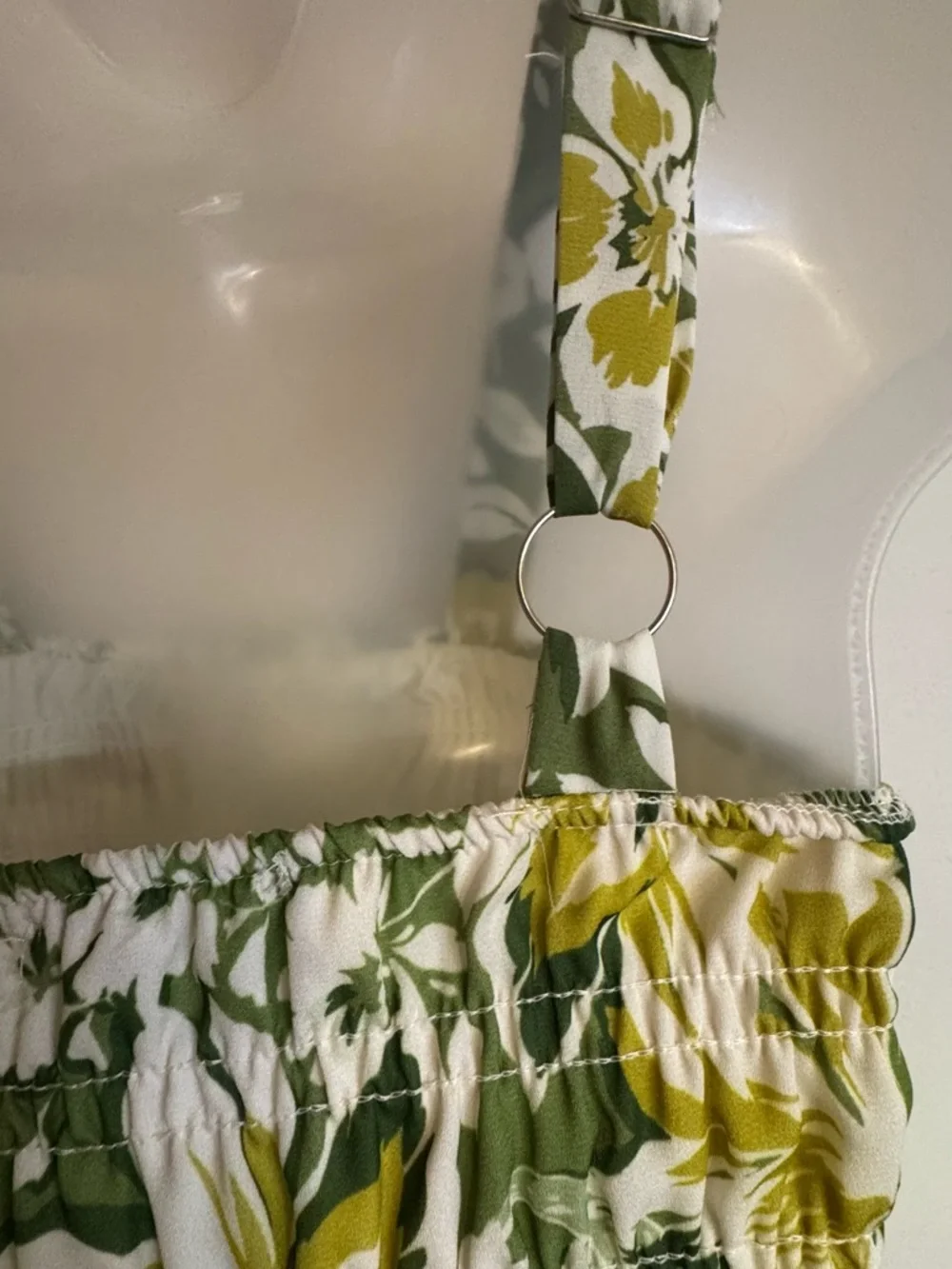 NWT Francesca's Collections Shades of Greens Floral Sun Dress   XSMALL    #CL - Picture 5 of 8